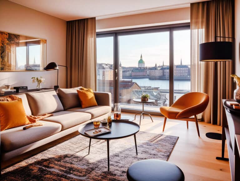 Stockholm Sweden Hotel Suite Living Room Photography